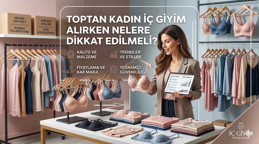 Toptan Kadın İç Giyim Alırken Nelere Dikkat Edilmeli?