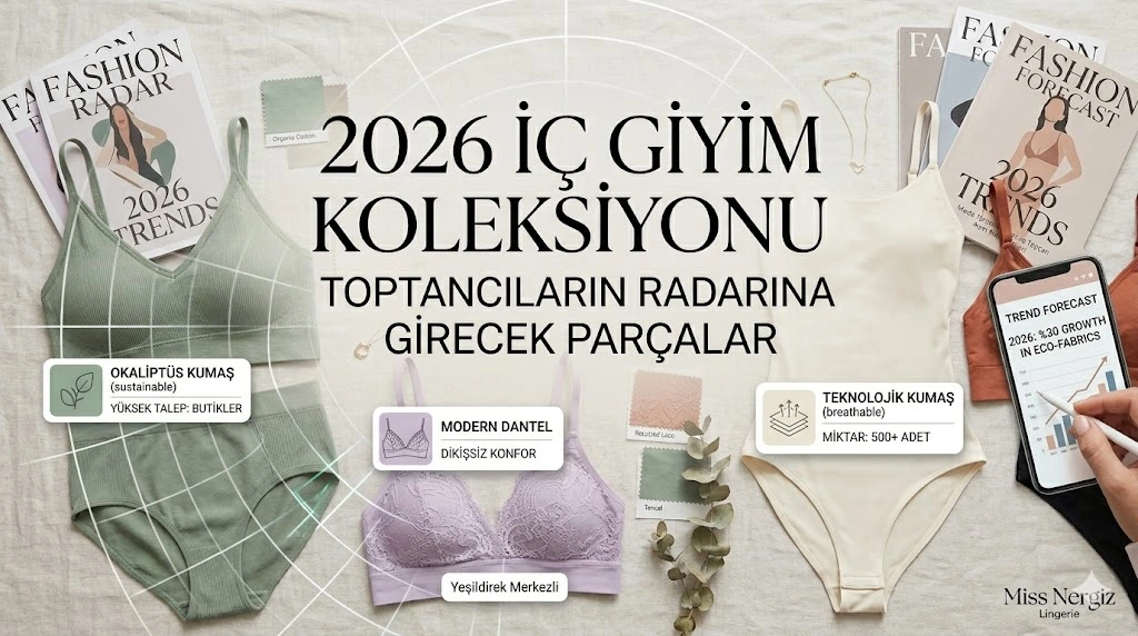 2026 İç Giyim Koleksiyonu: Toptancıların Radarına Girecek Parçalar